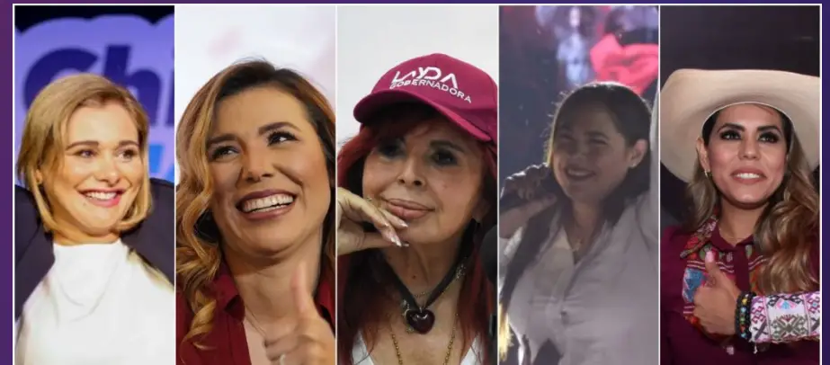 FOR THE FIRST TIME, MEXICO COULD HAVE 7 FEMALE GOVERNORS AT THE SAME