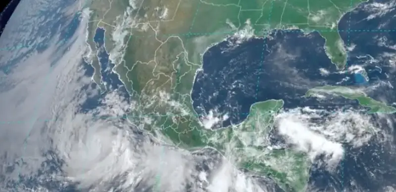 Hurricane Blas Drfits Away From The Mexican Pacific Coast - Mexico ...