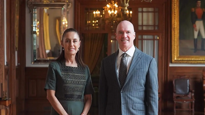 Claudia Sheinbaum Meets with Ben Horowitz; Highlights Confidence in the Mexican Economy