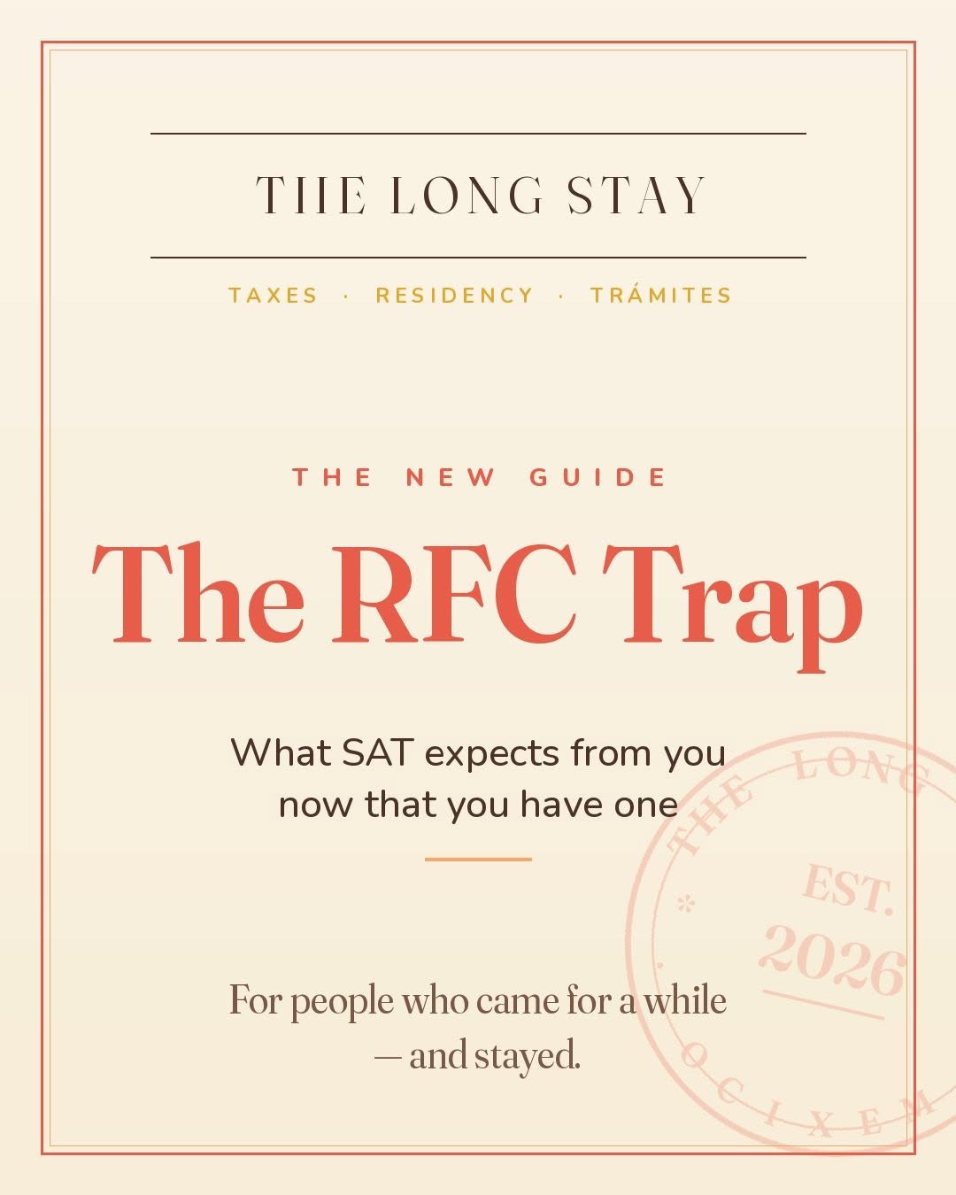 The RFC Trap: What SAT expects from you now that you have one